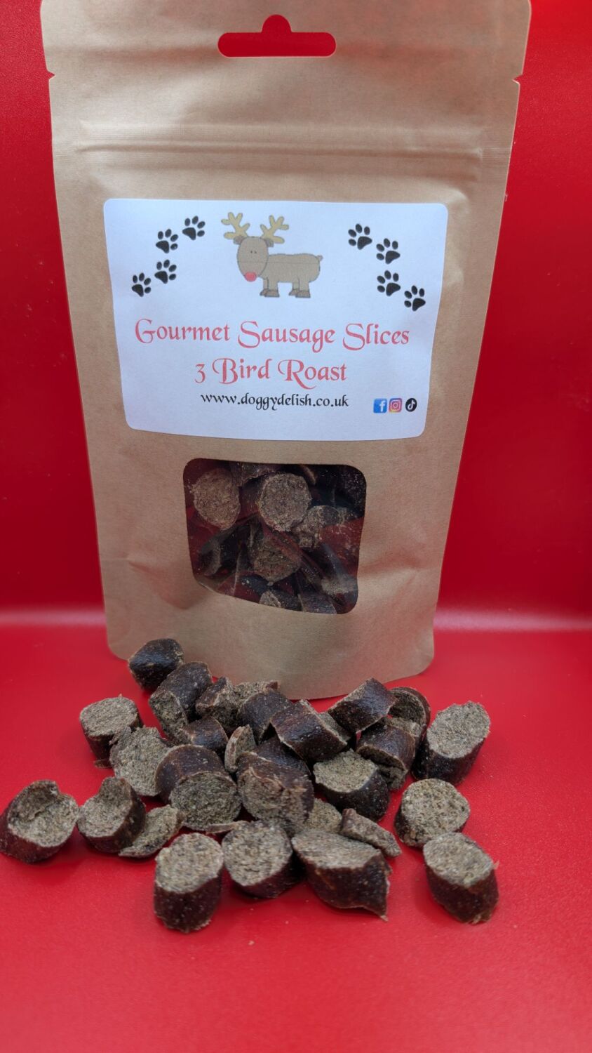 Gourmet Sausage Slices 3 Bird Roast 100g