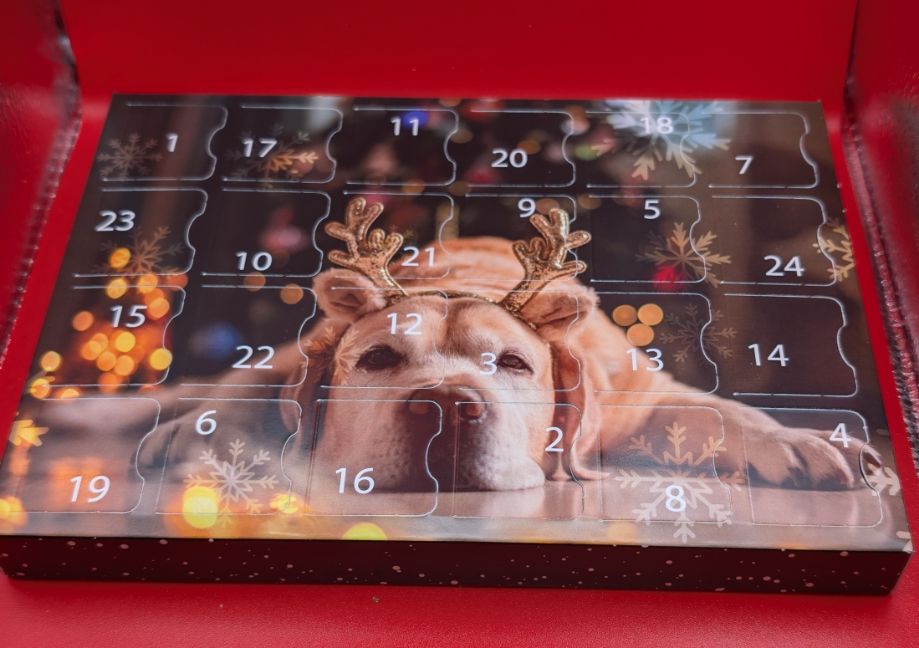 Golden advent calendar