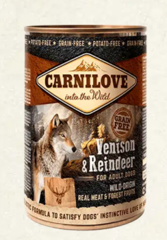 Carnilove Venison & Reindeer Wet Dog Food 400g