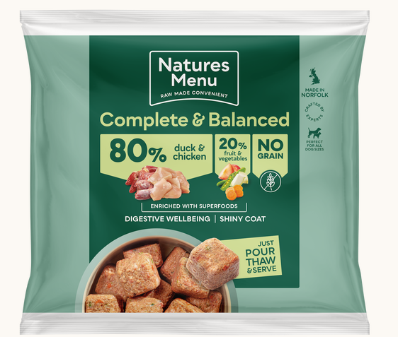 Natures menu 80% Duck and Chicken Nuggets 1kg