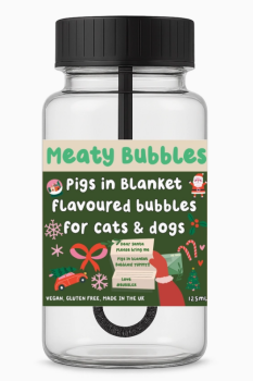 Meaty Bubbles Pigs in Blanket Christmas 2025 Bubbles 125ml