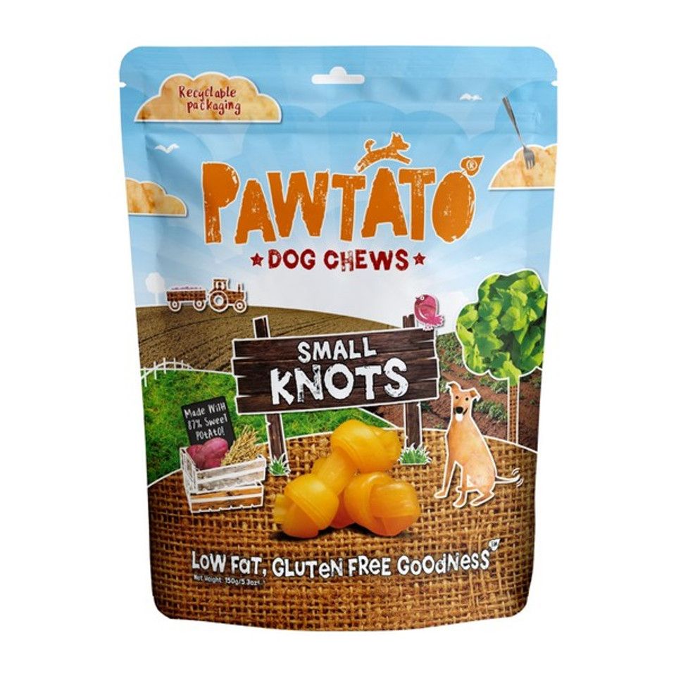 Pawtato Knots Small 150g