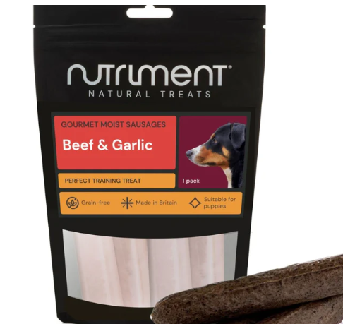Nutriment Moist Sausages Beef Liver and Chicken