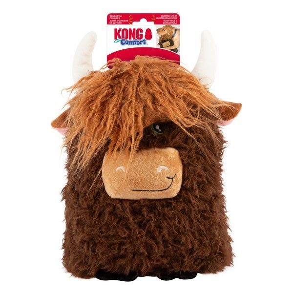 KONG Comfort Jumbo Highland Cow Assorted XL