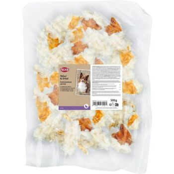 Rabbit skin with fur 500g