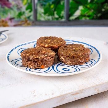 Luna & Me Raw Dog Food Beefy Beef Patties 600g