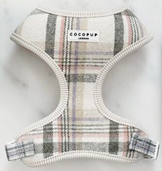 Cocopup Oxford Plaid Adjustable Neck Harness XX/Small