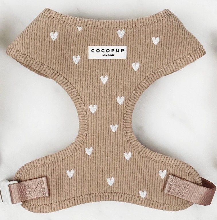 Cocopup Chai Hearts Adjustable Neck Harness Small