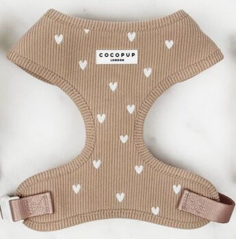 Cocopup Chai Hearts Adjustable Neck Harness Medium
