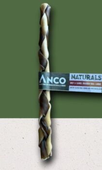 Anco Naturals Beef and Camel Braided Roll Large