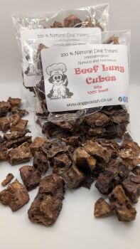 Beef lung cubes 100g