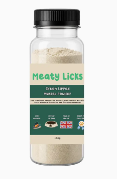 Meaty Licks Green Lipped Mussel Powder For Dogs - 100g