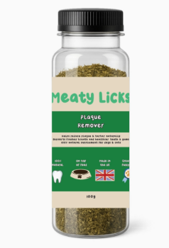 Meaty licks Plaque Remover Seaweed Powder For Dogs 120g