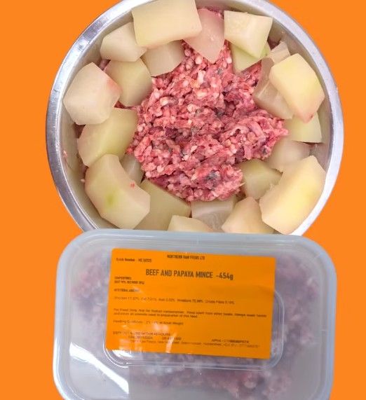 NRF Premium Boneless Beef and Papaya 454g
