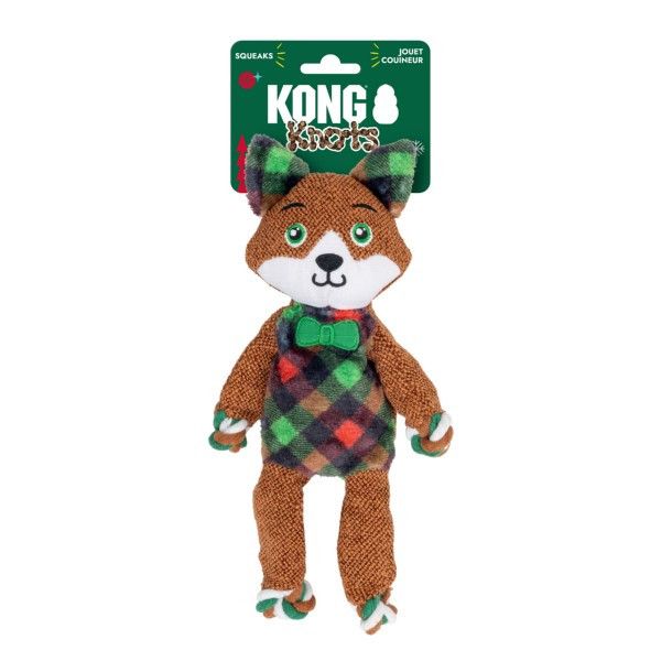 KONG Holiday 2026 Floppy Knots Dapper Assorted Small Medium