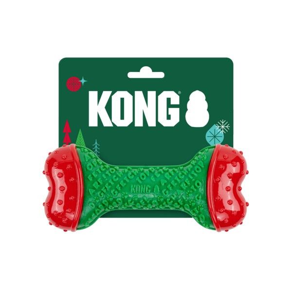 KONG Holiday 2026 CoreStrength Bone Green Medium Large
