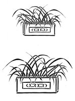 Grasses Trough pair: 7" & 5": 20% off - discount included in price shown
