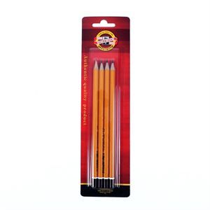 Koh-i-noor Graphite drawin pencils set of 4