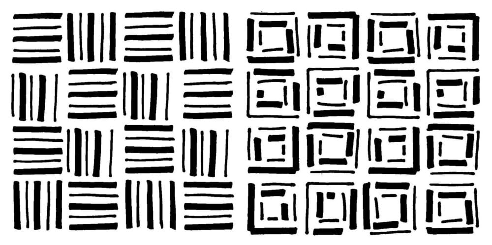 Pattern Blocks -  set of two: Cubes: 4