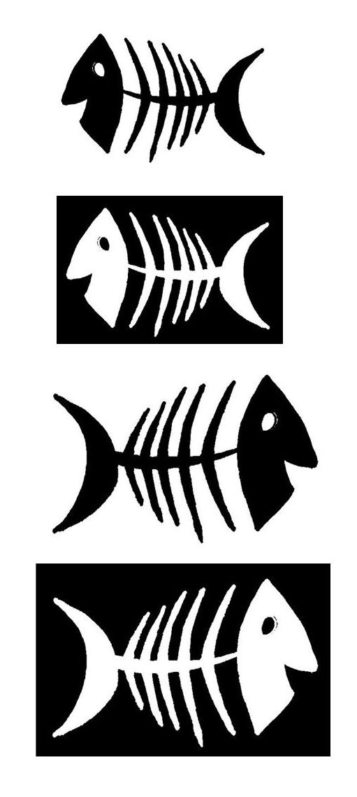 Fishes Set B: 4 part set 3.5