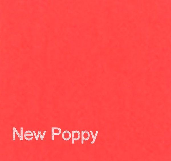 New Poppy Red: from £4.40