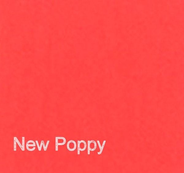 New Poppy Red: from £4