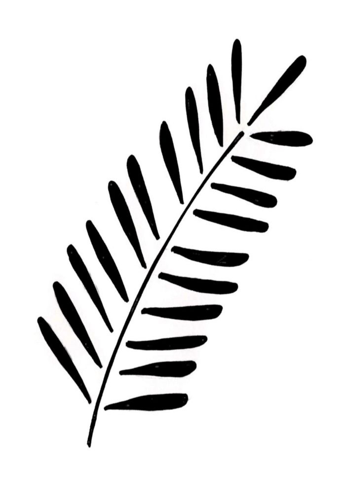 Fern Leaf single A4