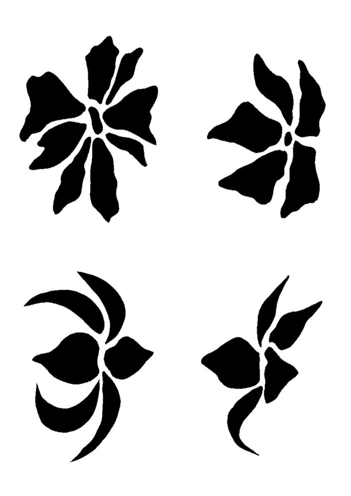 4 Tulip Heads Set B: A4