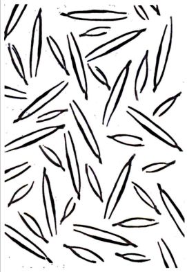 Pine Needles Pattern Block:  approx 3