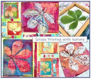 Screen Printing with Nature; Starts 10 September 2025; from £40/month