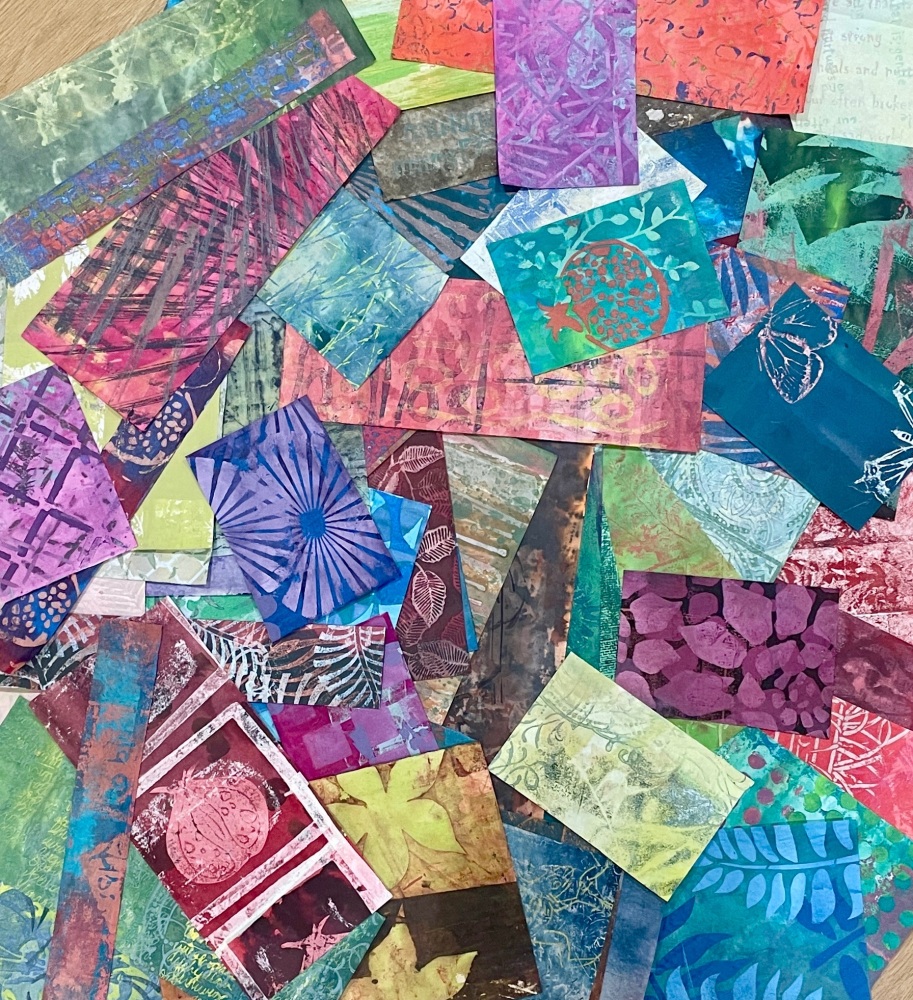 A4 Artists Paper Collage Pack - 60 pieces