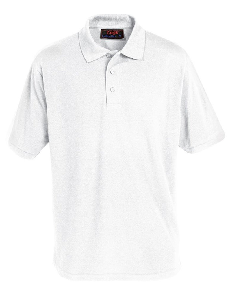 White polo shirt (embroidered)