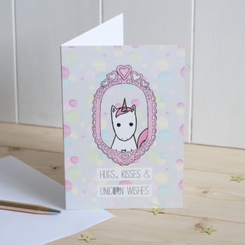 Unicorn Wishes Greetings Card