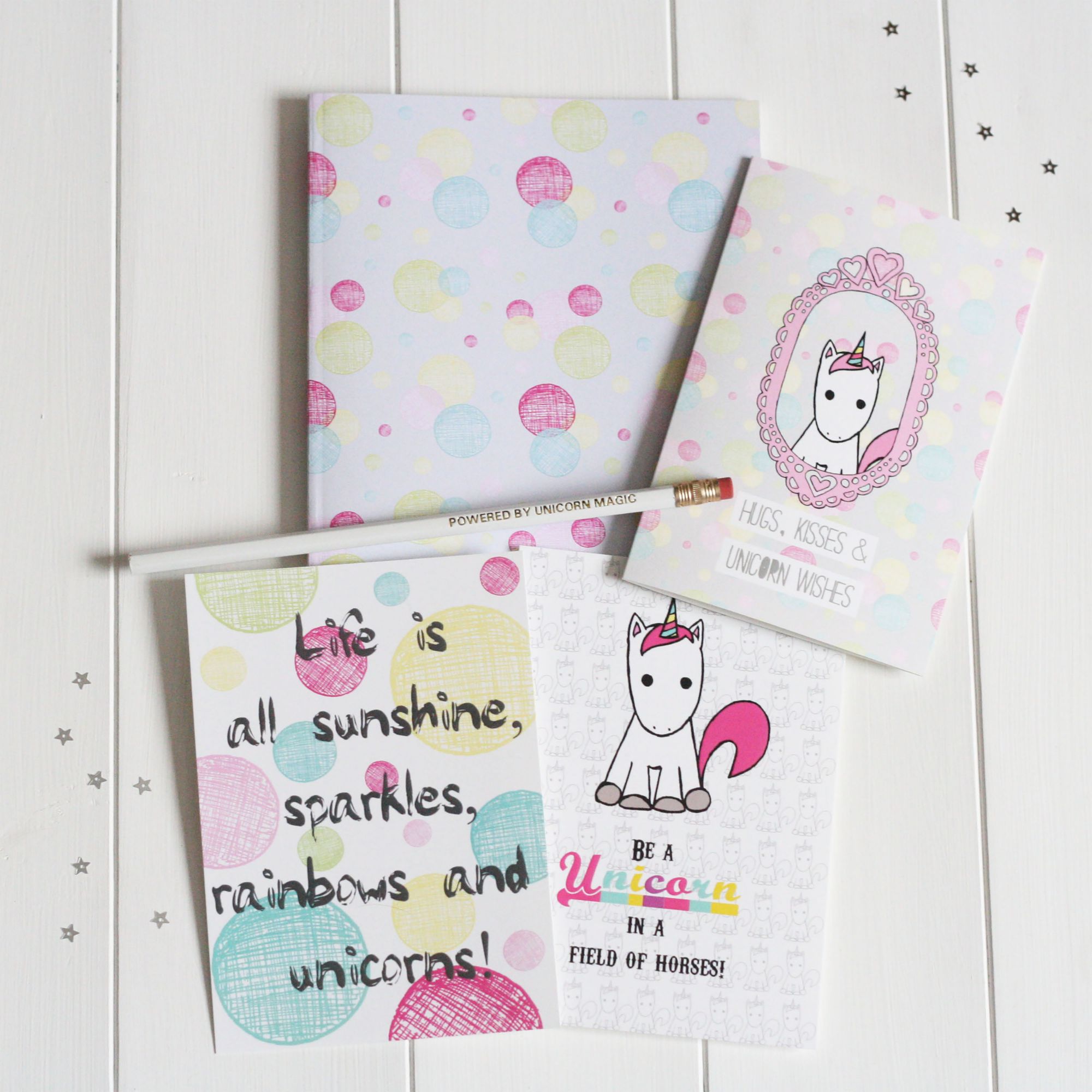 UNICORN STATIONERY GIFT SET BY CLAIRE SALISBURY STUDIOS