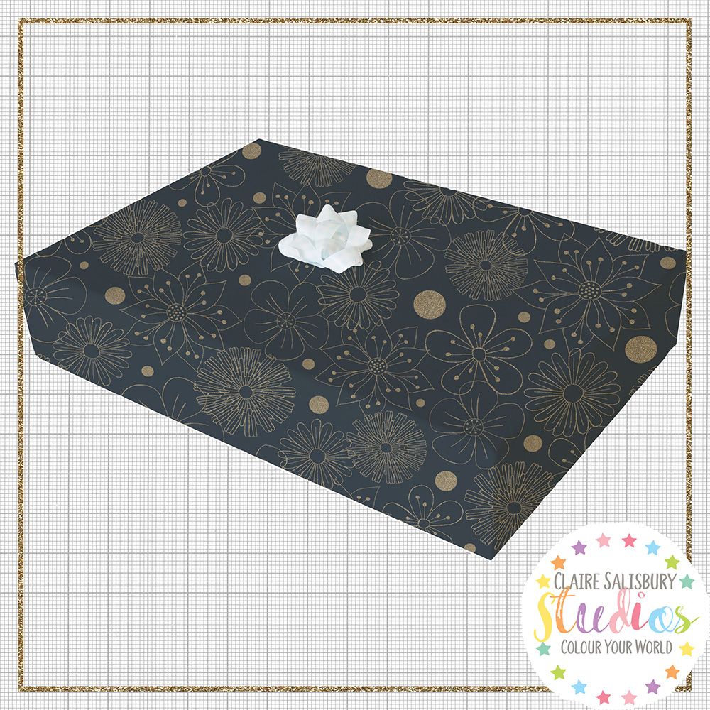 FLORAL FANTASY GOLDEN GIFT BOX