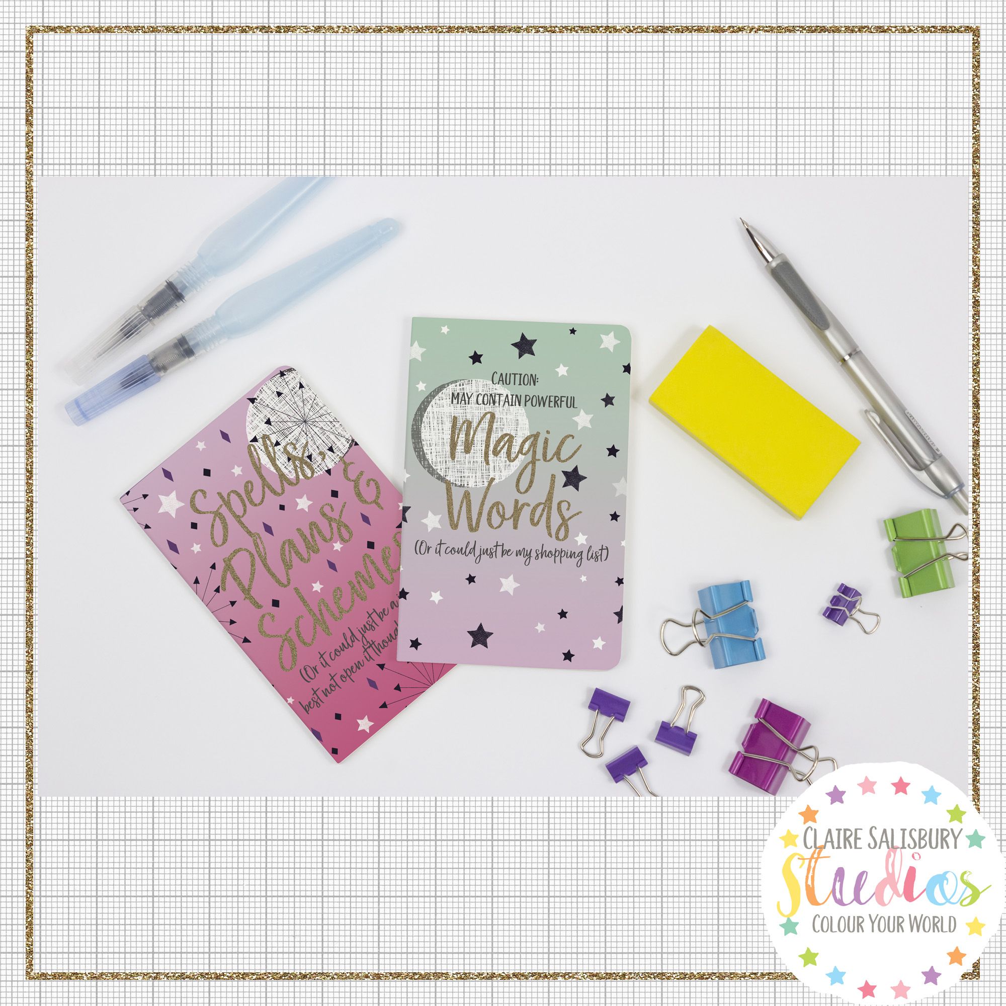 MAGIC WORDS NOTEBOOKS GRID WMD