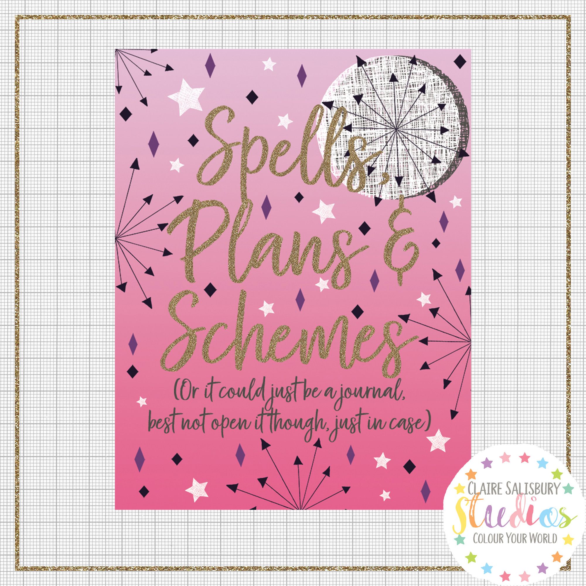 SPELLS PLANS & SCHEMES PRINT GRID WMD