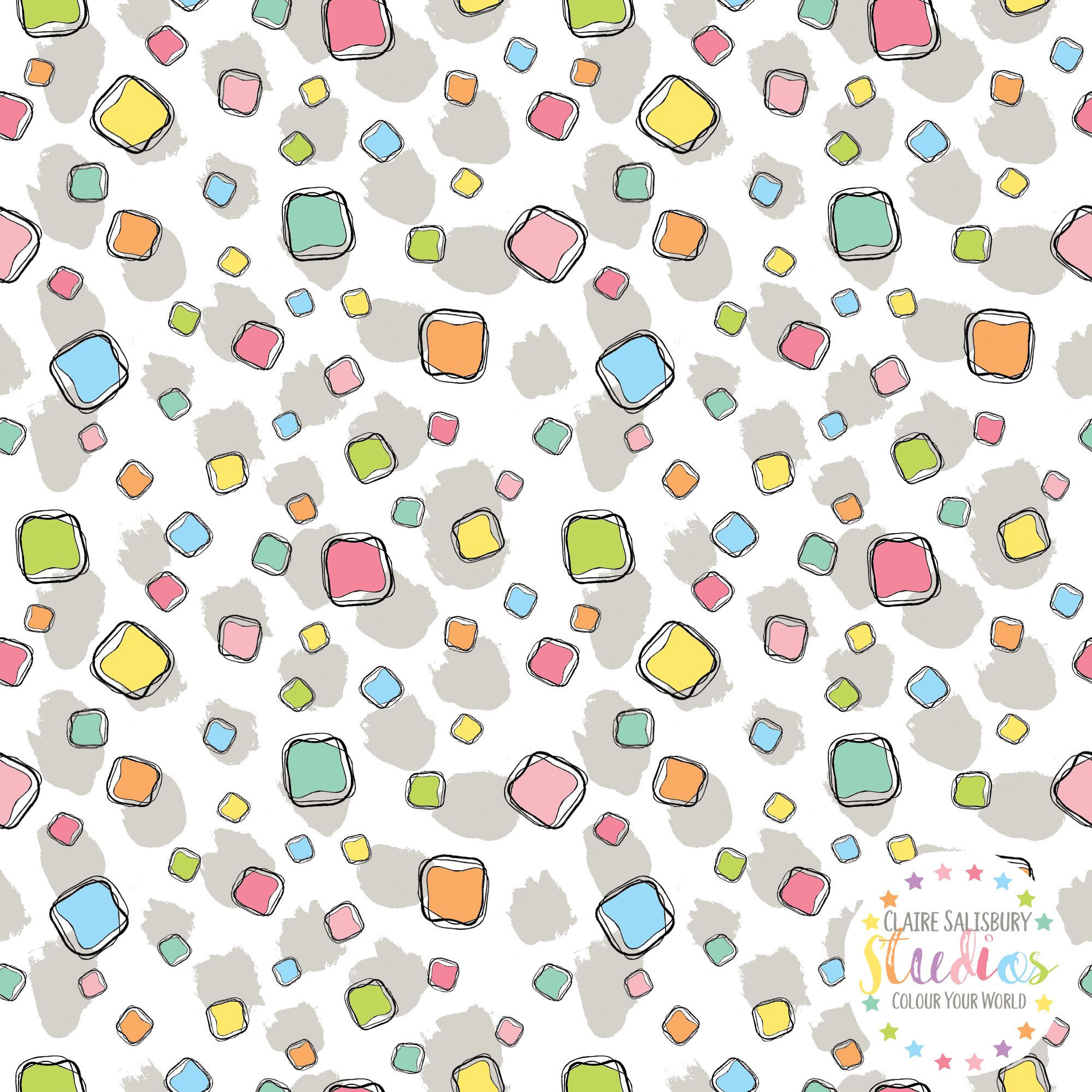 IT'S RAINING CUBES & SPOTS 2000 x 2000px