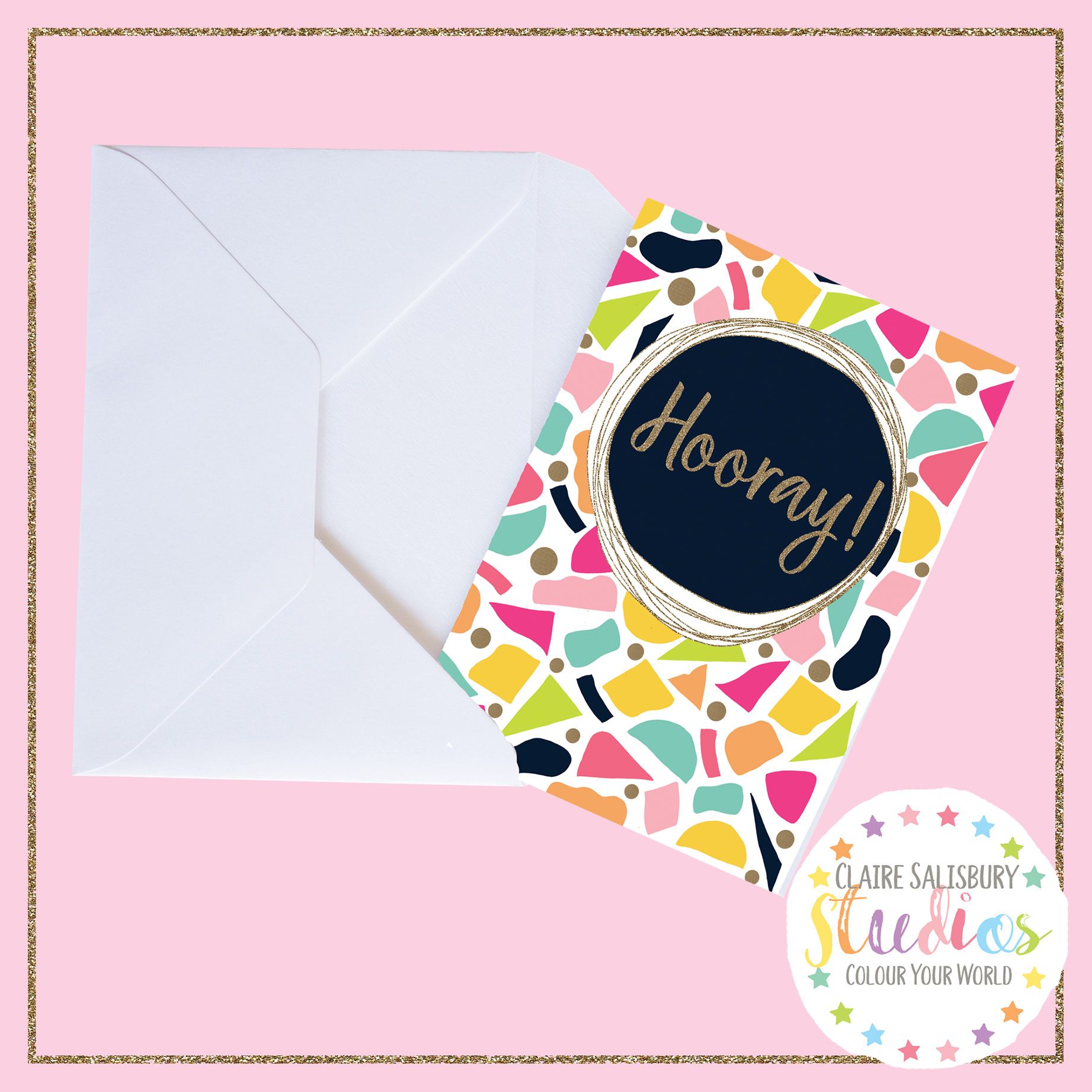 CONFETTI BOMB COLLECTION - HOORAY GREETING CARD