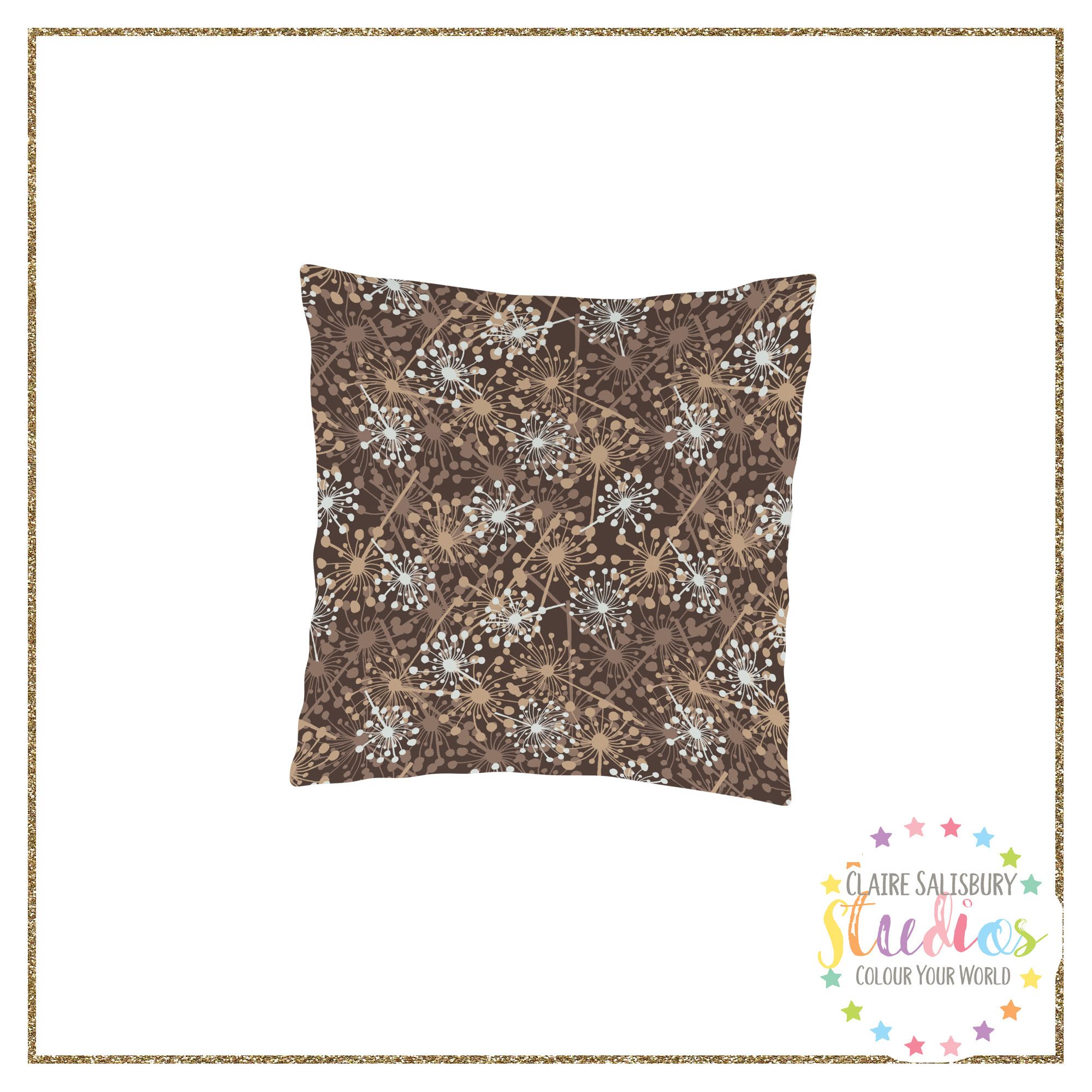 FLORAL BREEZE PILLOW ON SQUARE