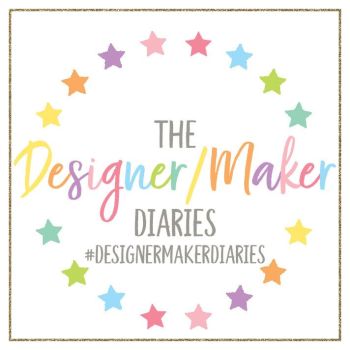 DESIGNER MAKER DIARIES CIRCULAR LOGO GOLD BORDER