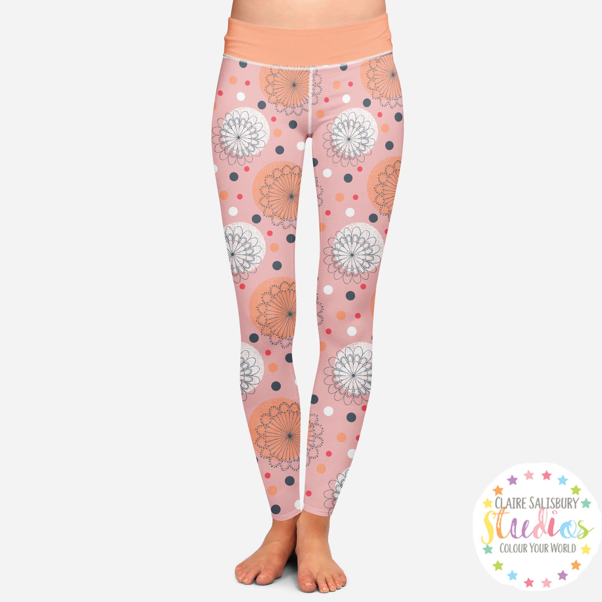 FLORAL DISCO LEGGINGS