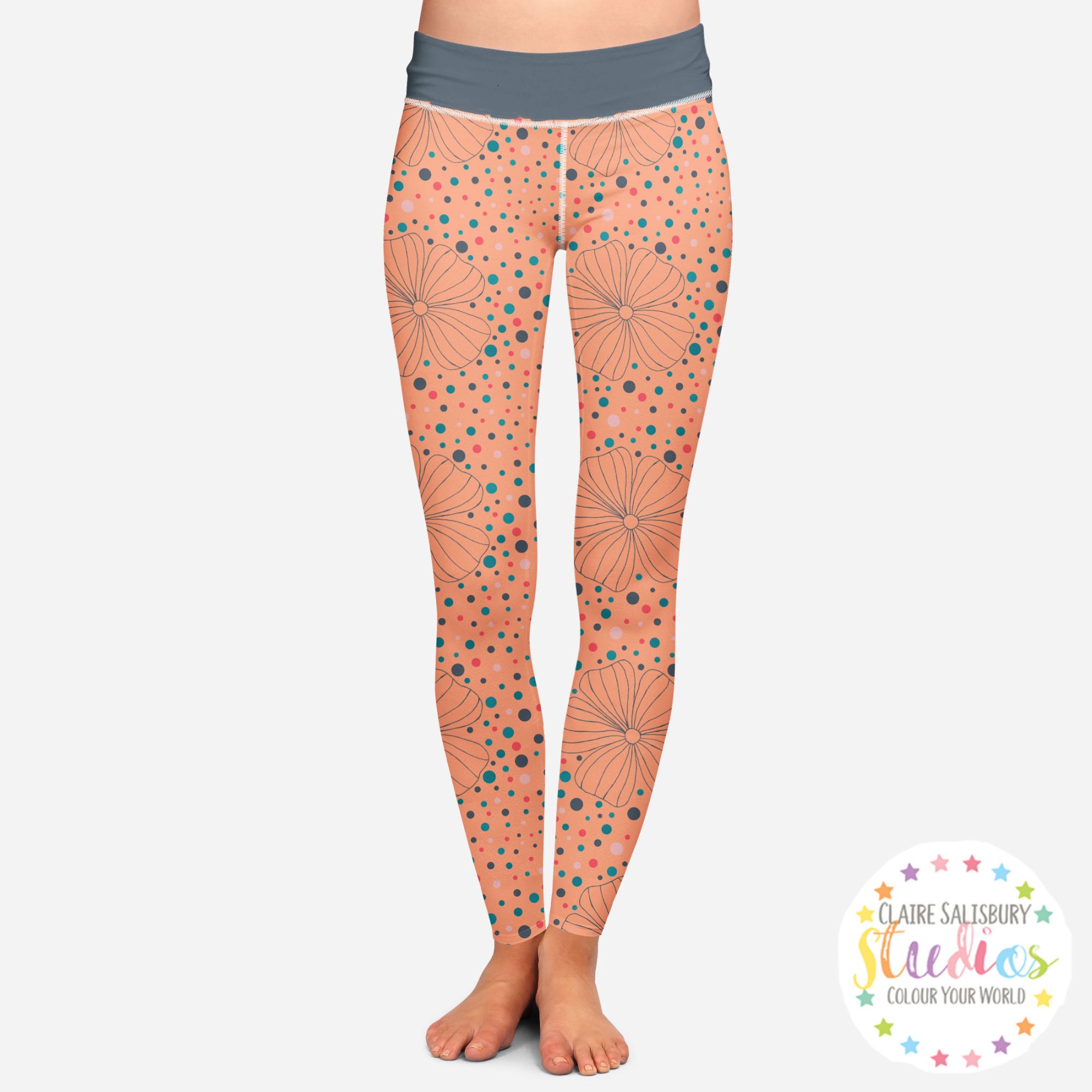 FLORAL SPOT LEGGINGS