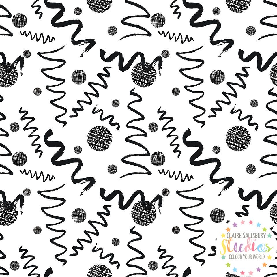 STREAMERS & SPOTS BW WMD