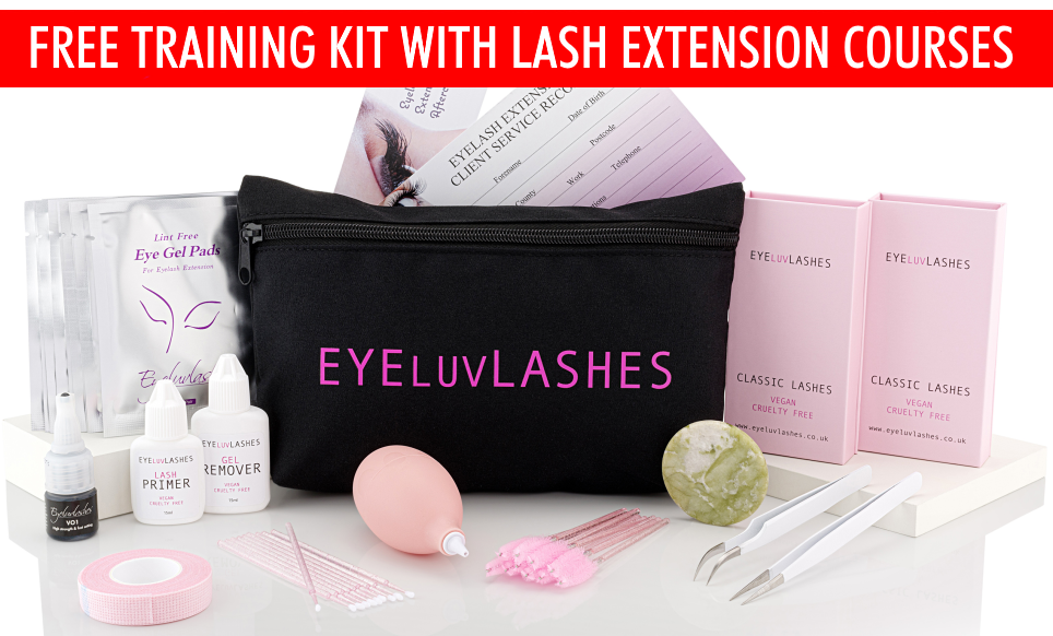 Free Training Kit with all Lash Extension Courses