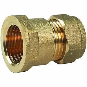 10mm x 1/4" FEMALE IRON STRAIGHT ADAPTOR