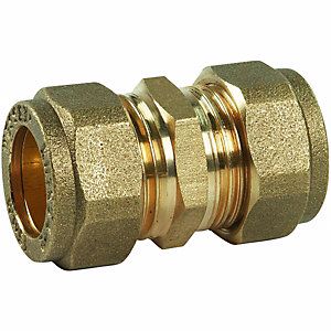 8mm COMPRESSION STRAIGHT COUPLER