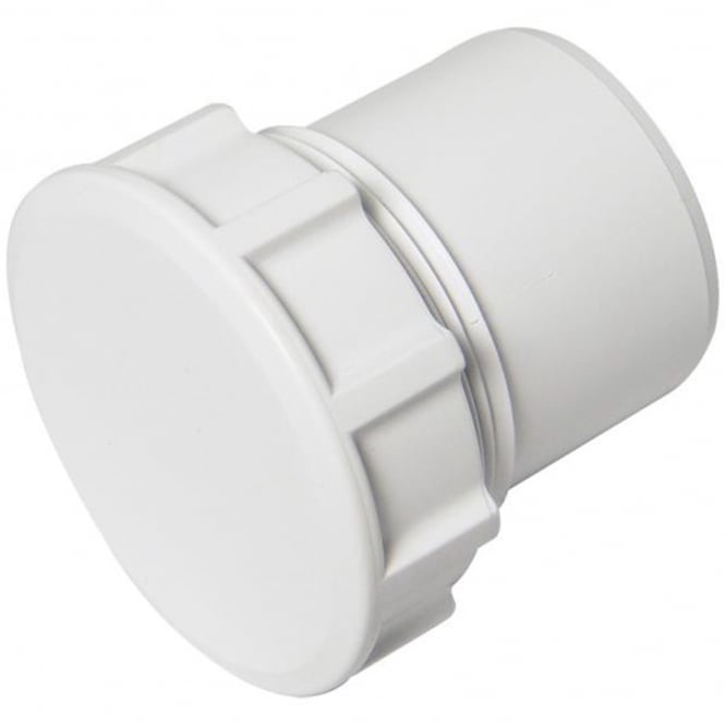 32mm White Floplast Solvent weld Access Plug
