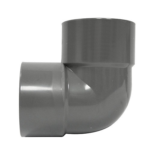 32mm Grey Floplast Solvent Weld 90° Knuckle Elbow 
