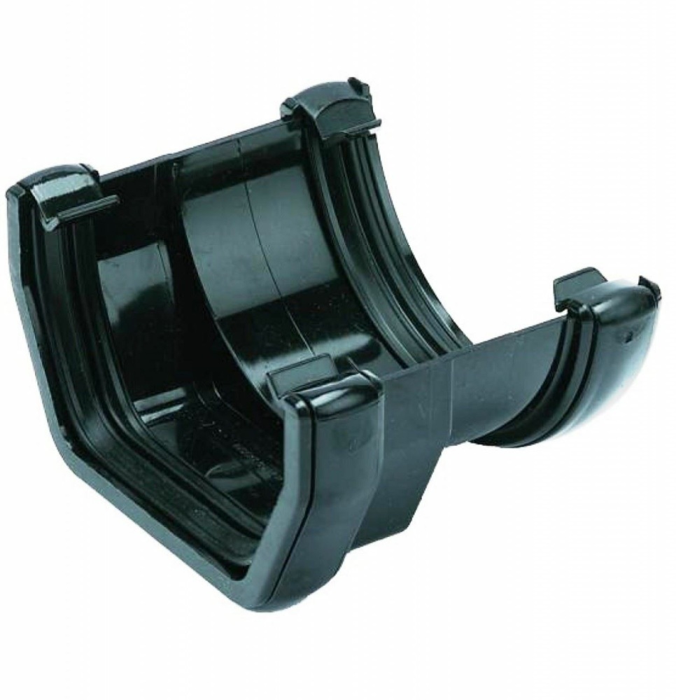 Floplast 114mm square to 112mm round adaptor black RDS1